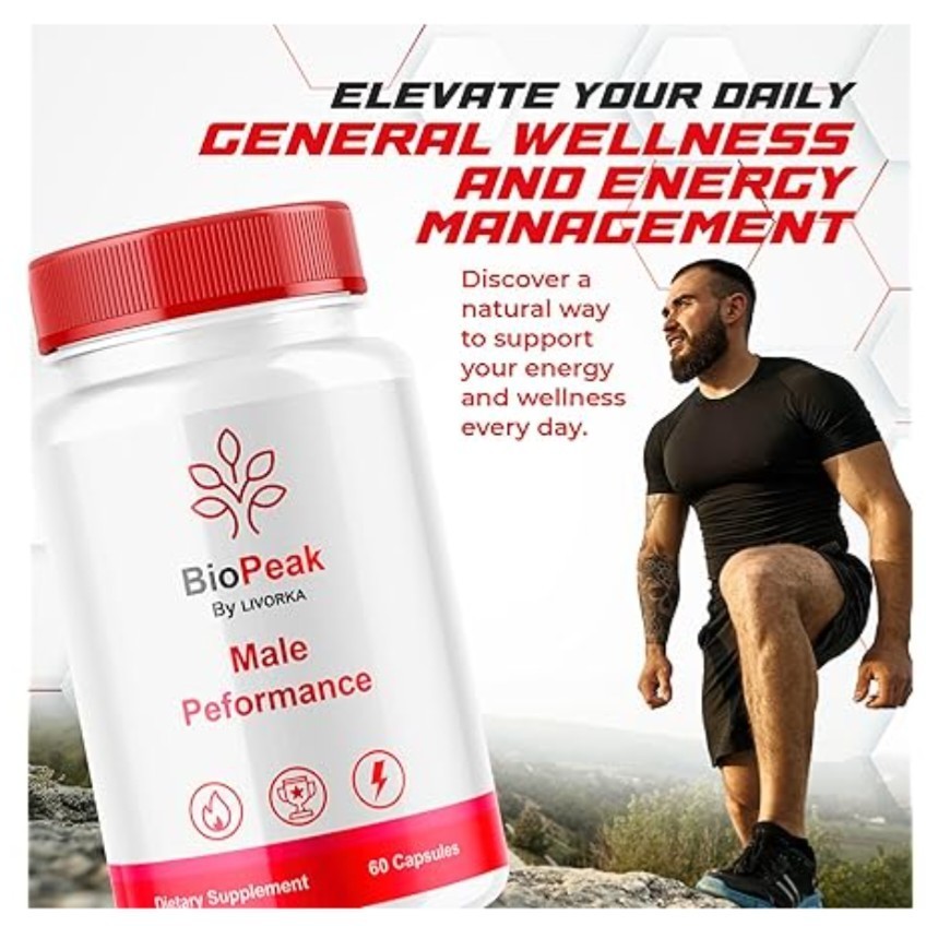 (5 Pack) Biopeak for Male, Bio Peak Advanced Men Support Pills (300 Capsules)