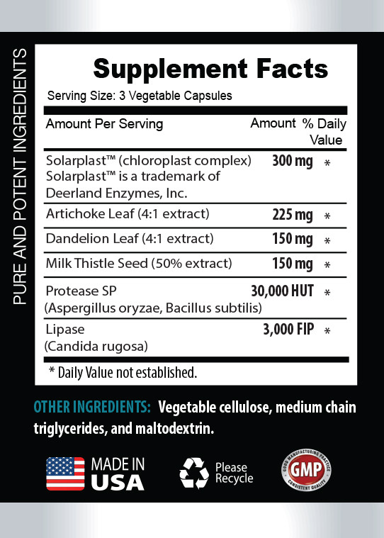 whole body cleanse – LIVER DETOXIFIER FORMULA – immune health – 1 Bottle