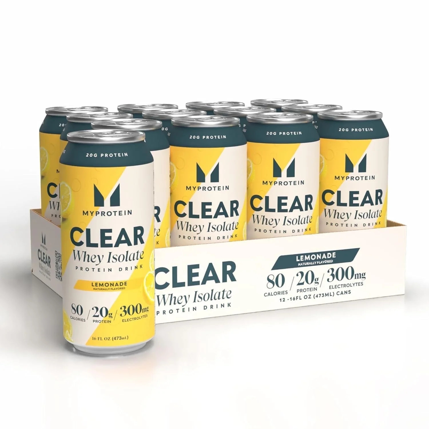 Clear Whey Protein Isolate – Lemonade Flavor, 20 Servings, 1.1 lbs