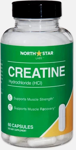 2 NORTH STAR Creatine HCL Hydrochloride Capsules, 750 Mg-HI ABSORPTION-120 Caps