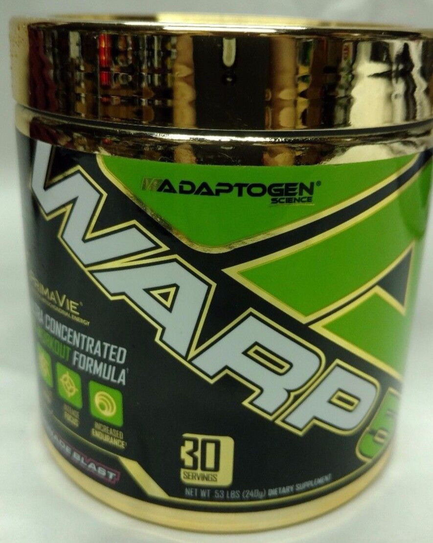 Adaptogen Science – WARP 5 PWO – 30 Servs – PINK LEMONADE Blast – Best 11/2024