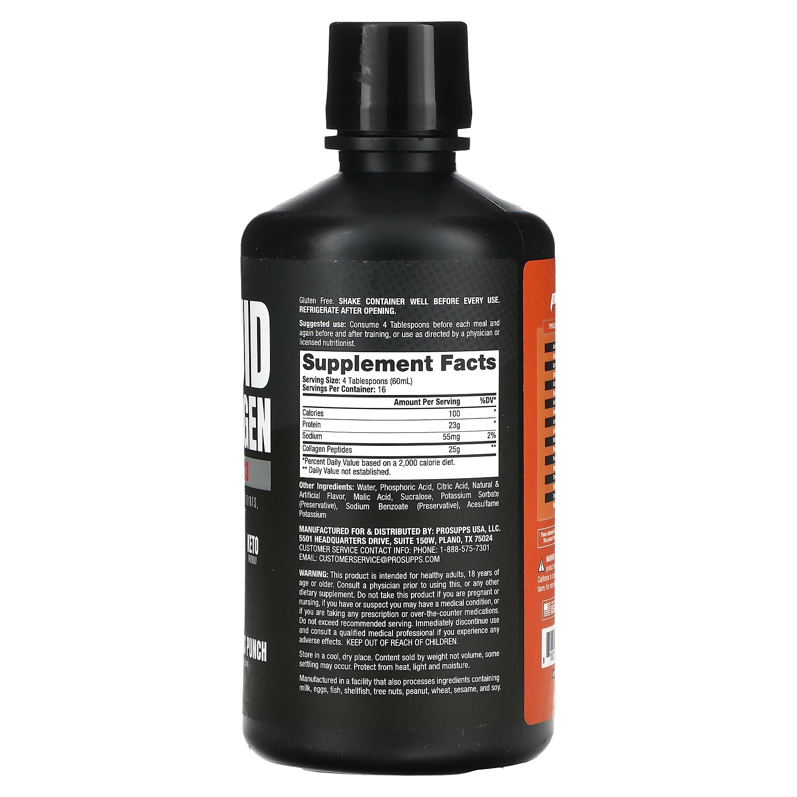 Amino23 Liquid Collagen, Citrus Punch, 32 fl oz (960 ml)