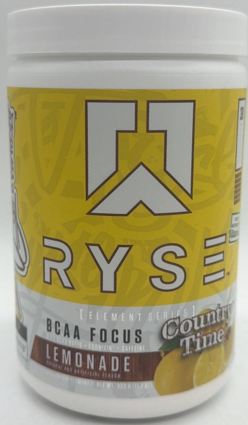 RYSE Element Series BCAA Focus ~ Country Time Lemonade FLVR ~ 11.6 OZ ~EXP 4/27