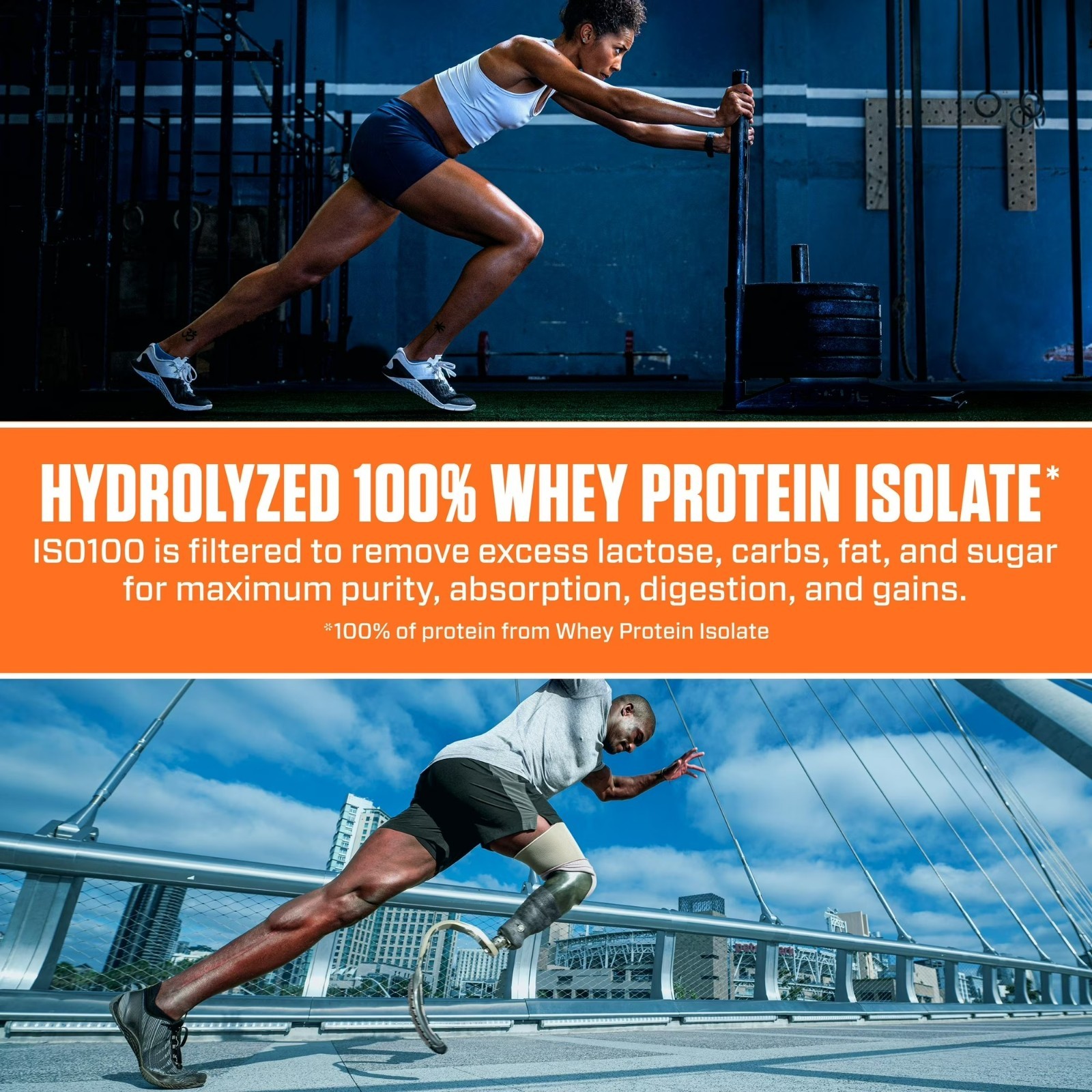 Dymatize ISO100 Hydrolyzed Whey Isolate Dunkin’ Glazed Donut 20 Servings – NEW!!