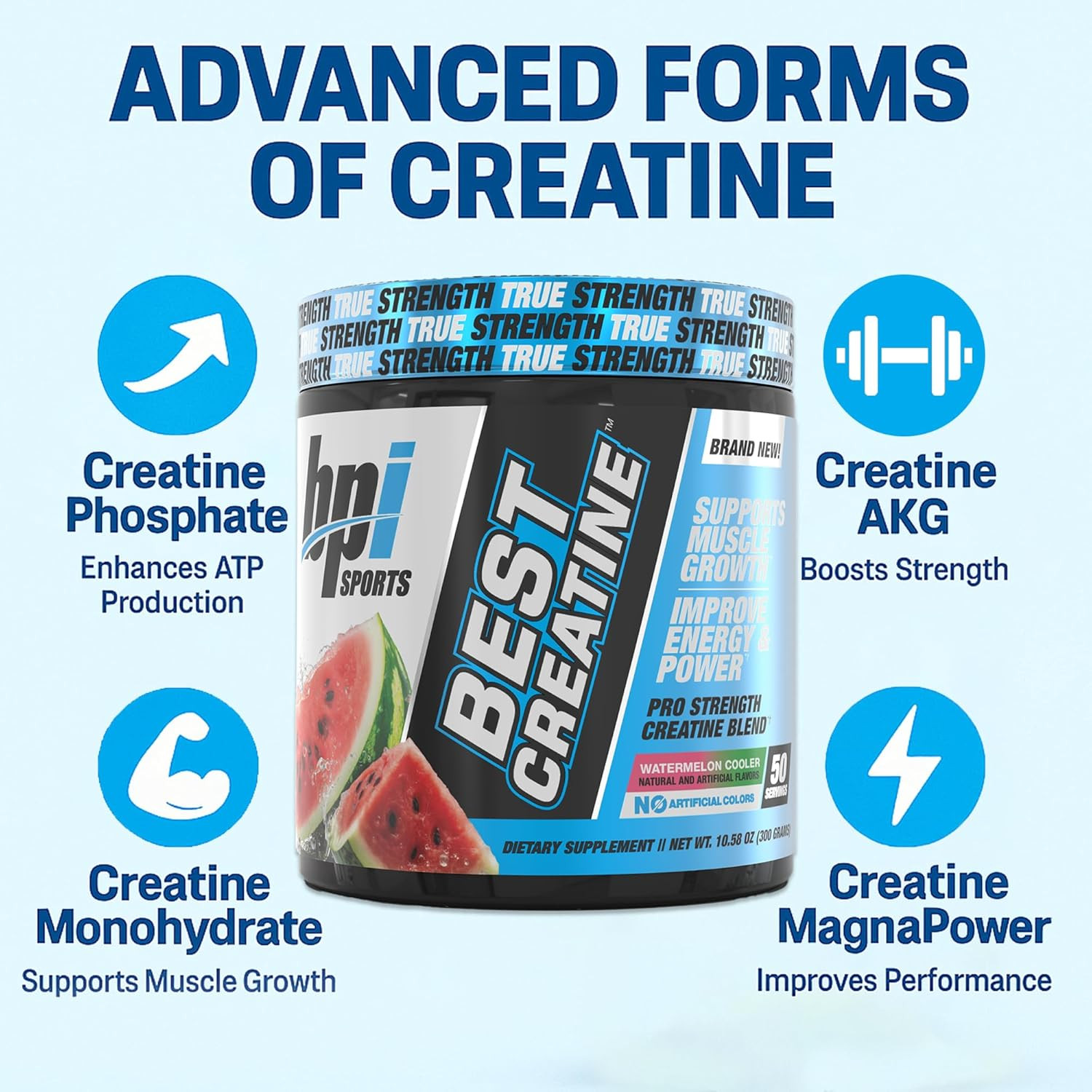 Best Creatine – Creatine Monohydrate Powder for Men & Women, Himalayan Salt – St