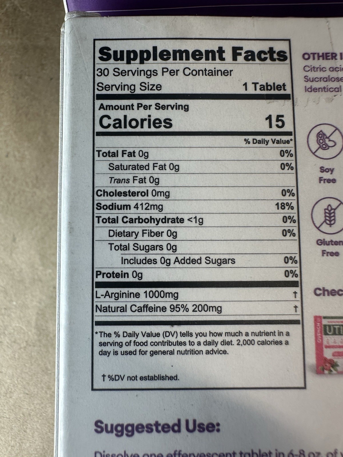 Quench Co Pre-Workout Mixed Berry – 6 Boxes (30 Tabs Each) – 180 Tabs 04/2026