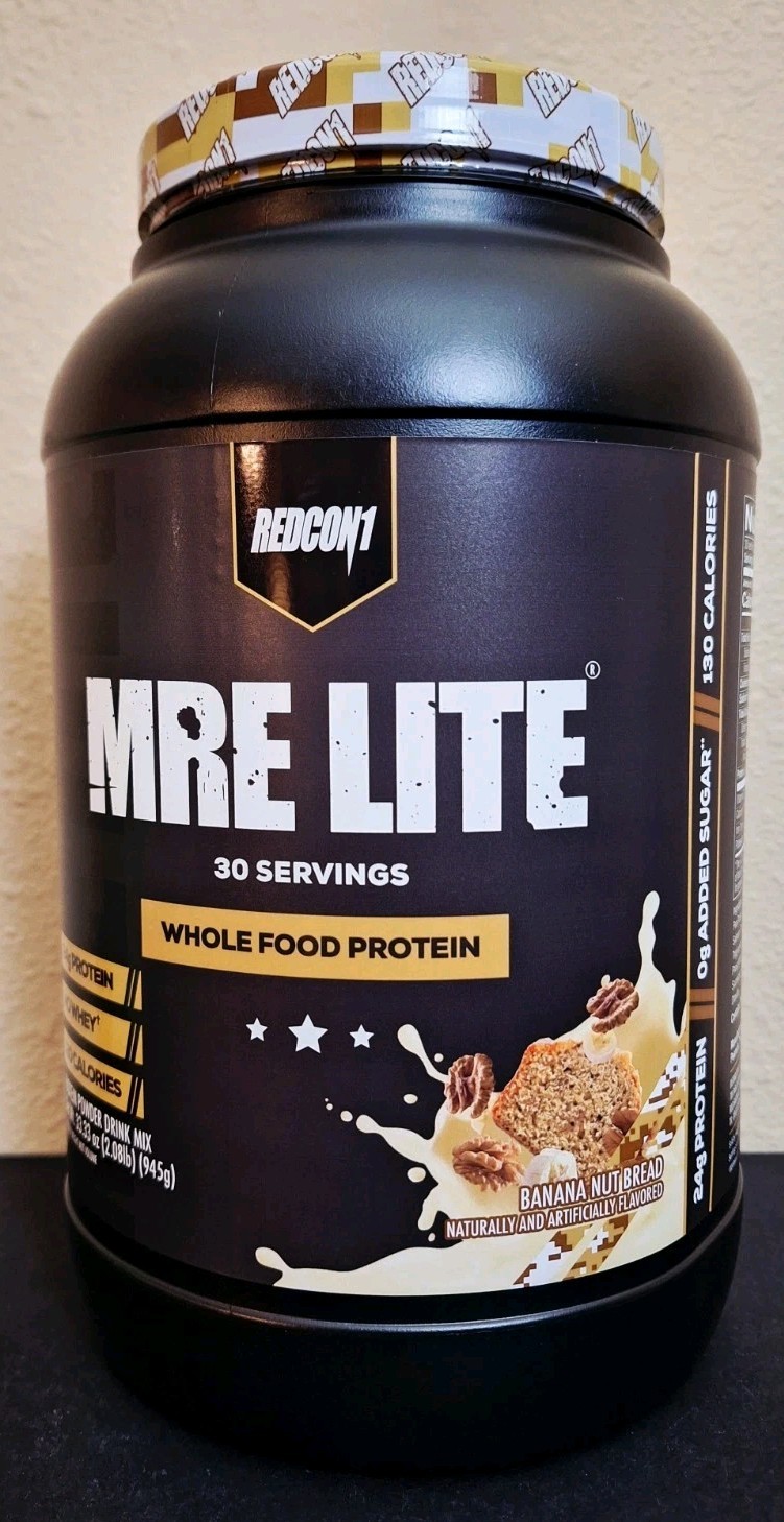 MRE-Lite Banana Nut🍌Whole Food, 30 Servings, 24g Protein, Low Carb, 05/2028✨️
