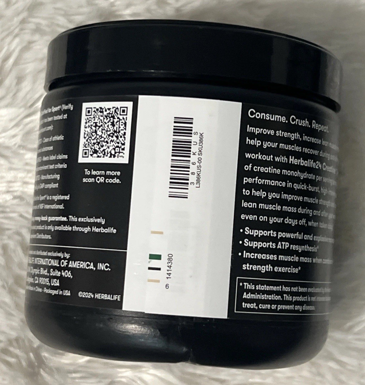 3X Herbalife Creatine Monohydrate 5.3oz Unflavored to Support Muscle Ex 3/27