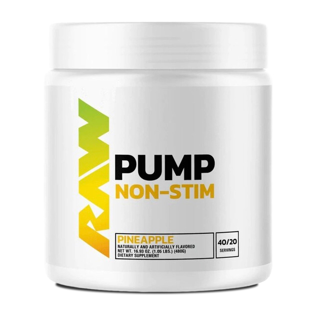 Raw Nutrition – Raw Pump Non-Stim Energy Focus & Strength Booster-20/40 Servings