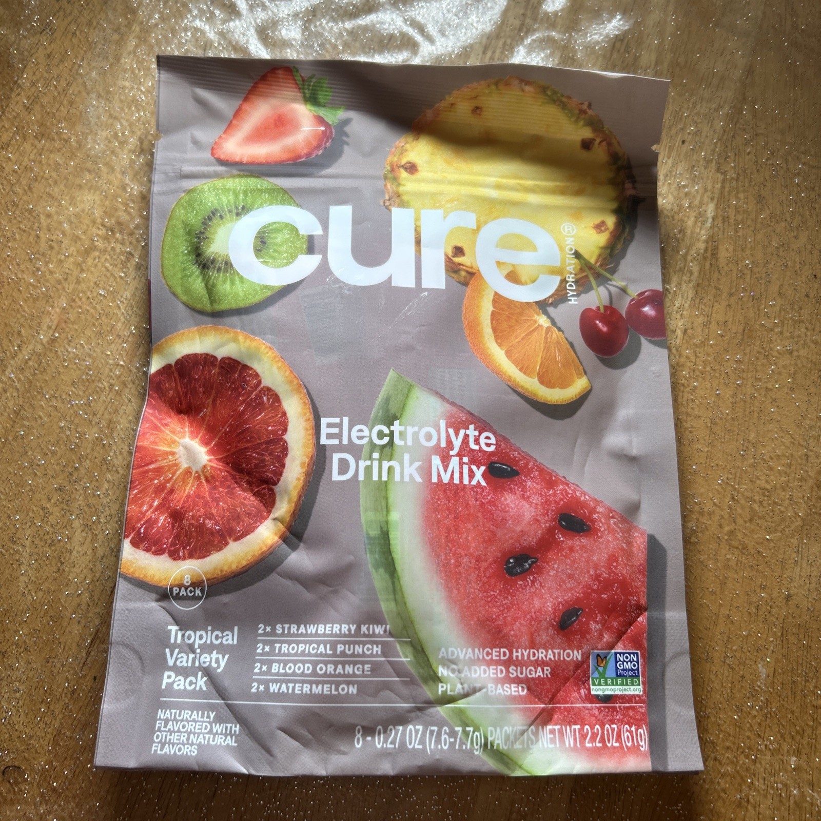 NEW Cure Hydration Electrolyte Drink Mix 8 Servings Variety Packets Exp 2/2027