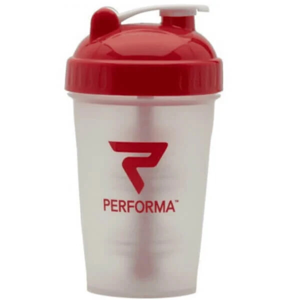 Performa Classic 20oz Red Shaker Bottle – Durable, Leak-Proof & BPA-Free