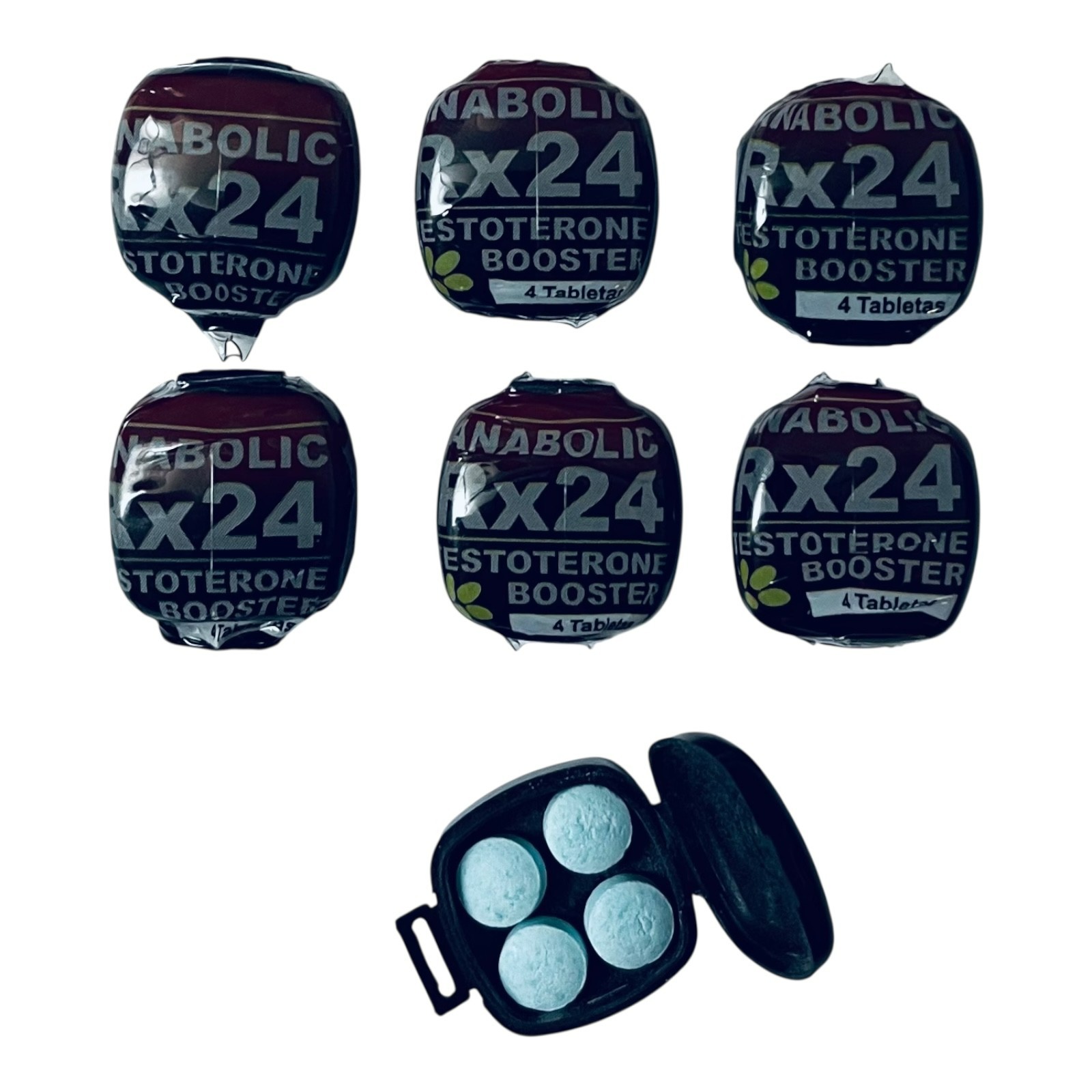 Anabolic Rx24 All-Natural Sport Supplement Energy Booster 24 Tablets