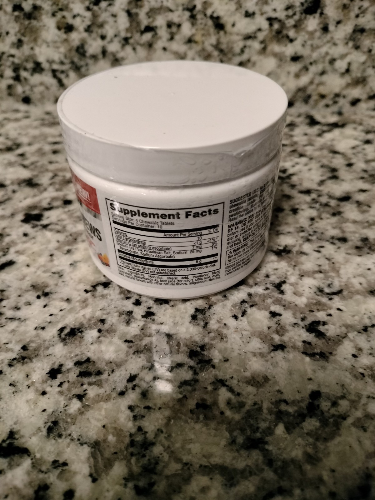 Gat Sport Creatine Chews, 10 Servings, Fruit Punch Flavor