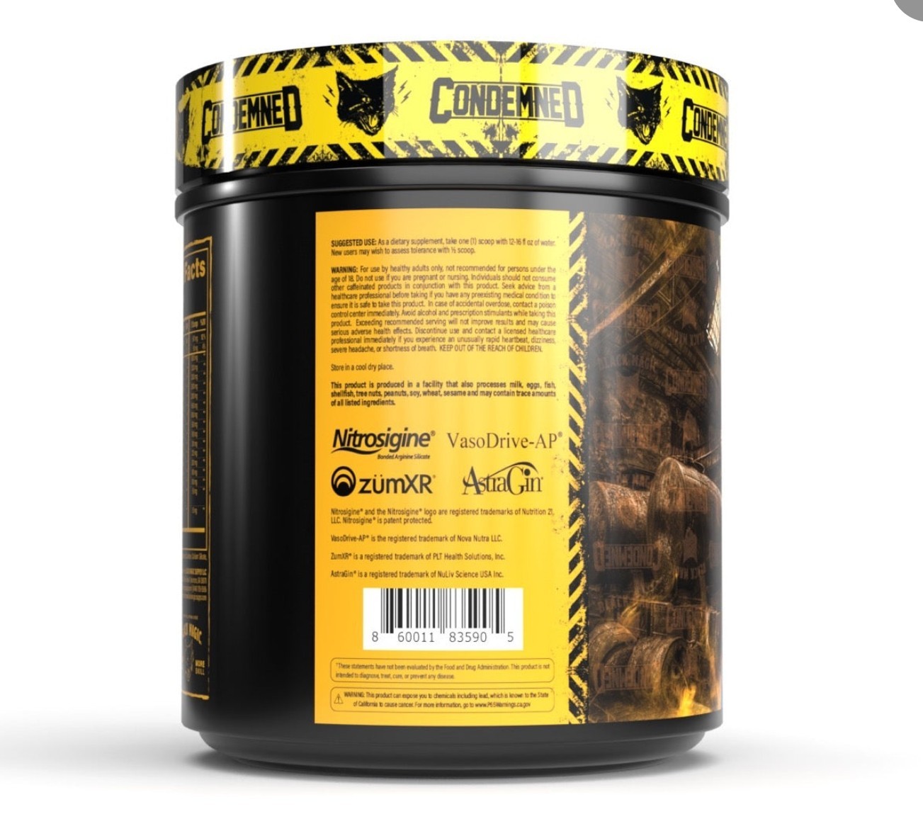 Black Magic CONDEMNED Pre-work 1.3lb Size ( 40 Serv ) Blue Krush BEST BY 10/26