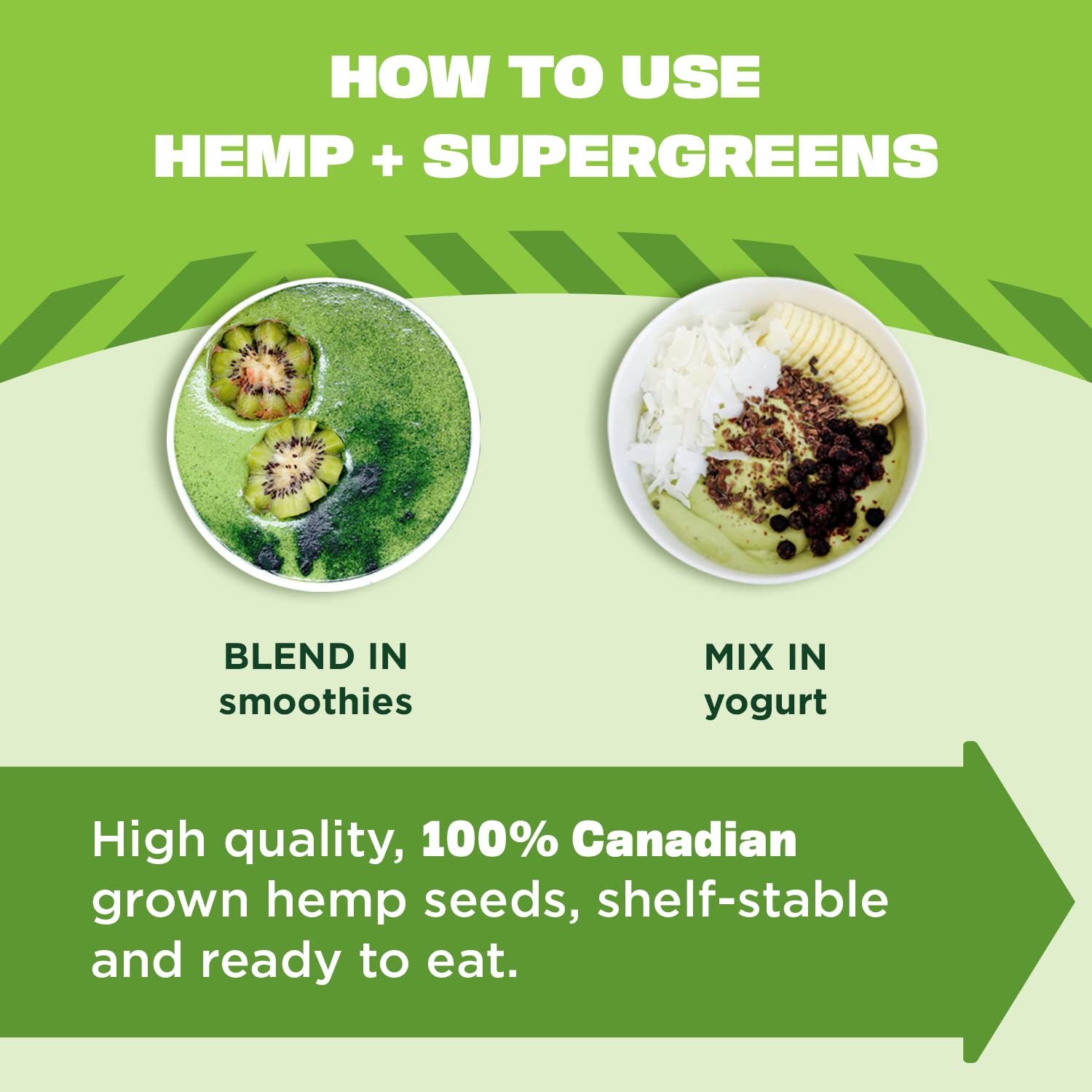 3/27 Manitoba Harvest Organic Hemp & Supergreens Powder, 7.5 oz, Green Superfood