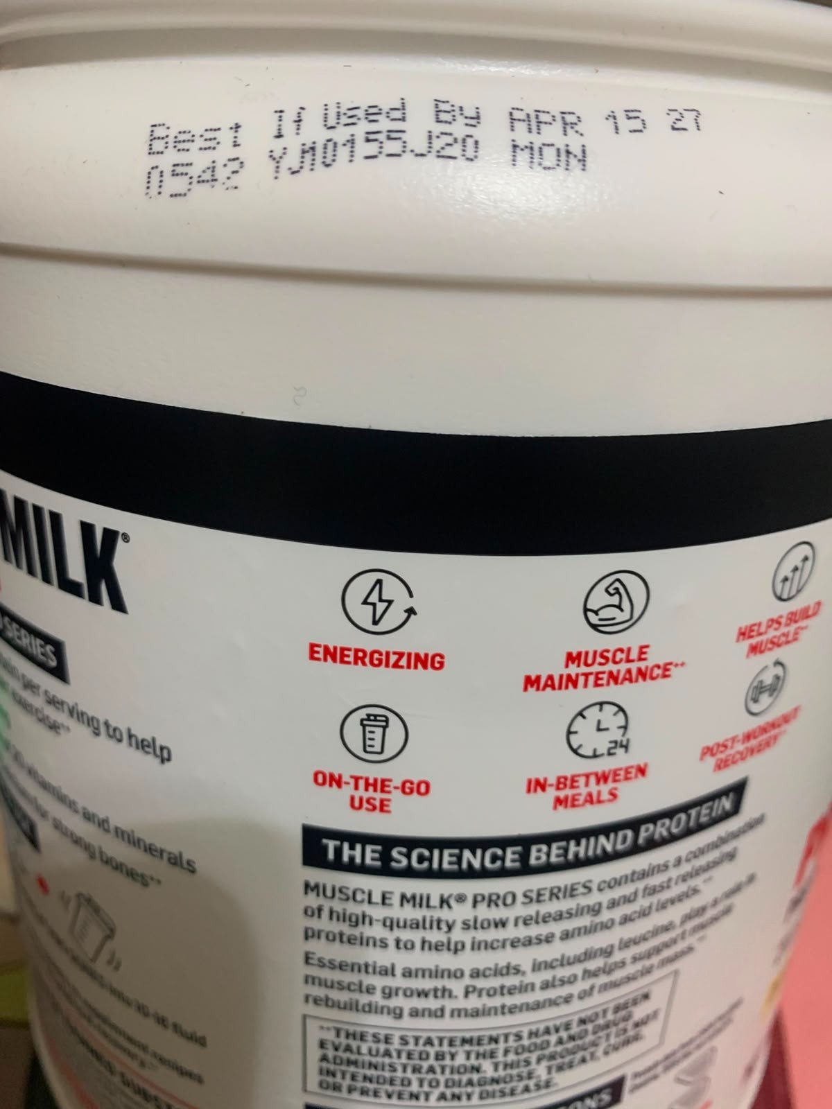 Muscle Milk Pro Series Protein Powder Supplement, Intense Vanilla,2 Pound,11 SRV