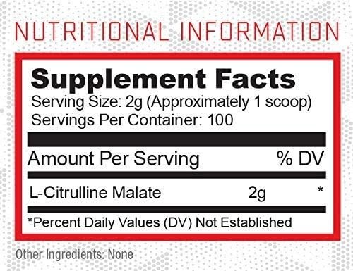 Purus Labs Citrulline Malate – Strength, Volume, & Recovery – 100 Servings