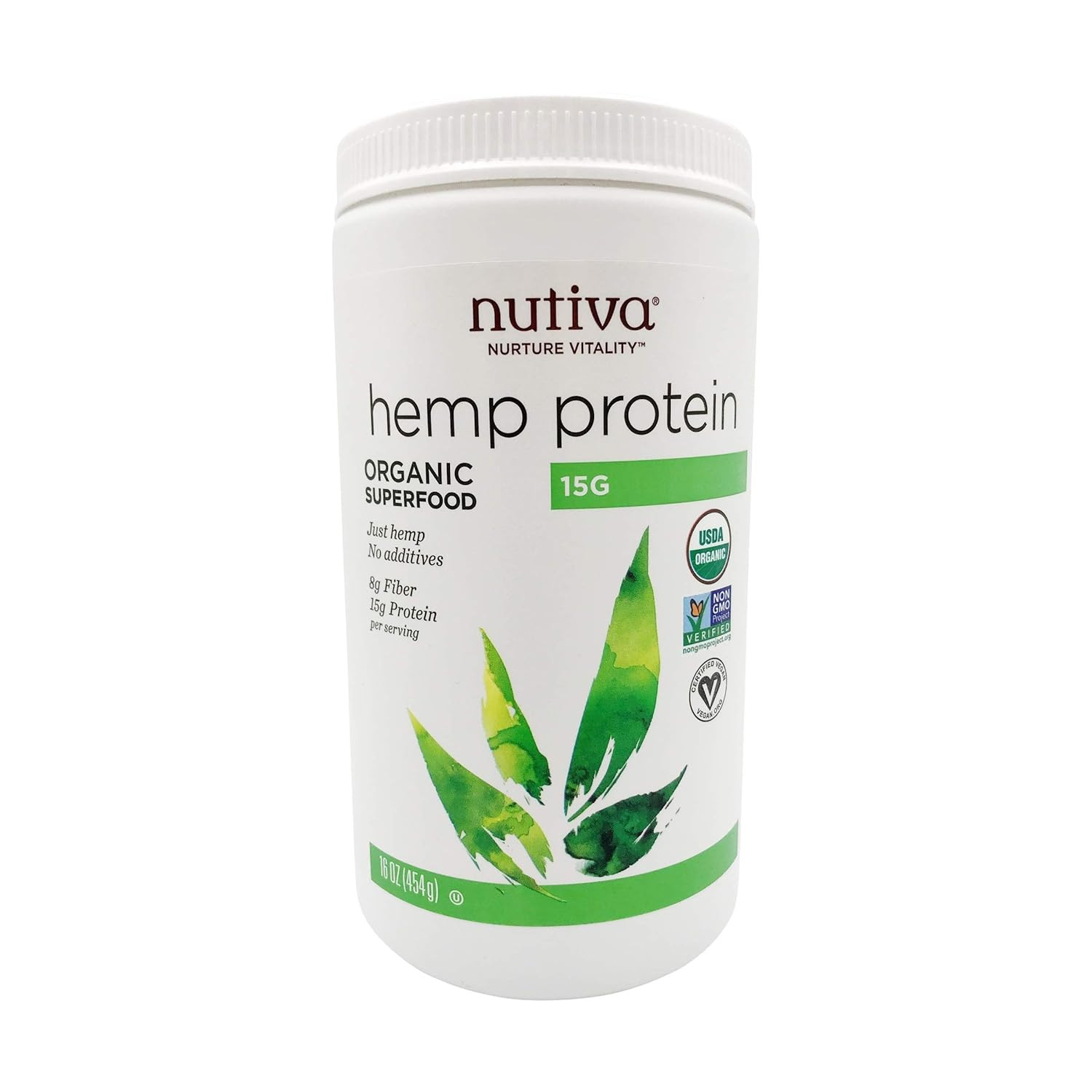 , Hemp Protein, Organic 15G, 16 Fl Oz