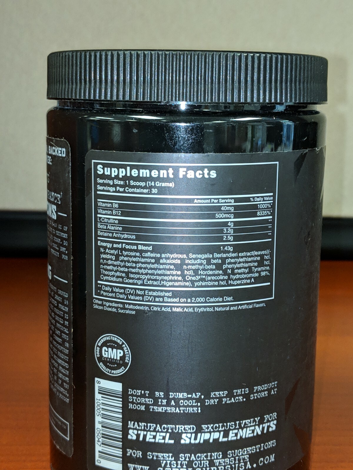 Steel Supplements Amped-AF, Charged-AF, Shredded-AF, Focused-AF – THE OG LINE