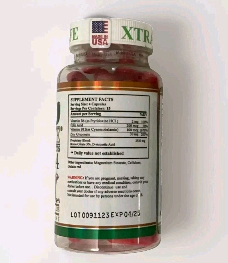 #1 Testosterone Booster XtralifeTest for Men Testosterona 3,000 MG Tablets 120ct