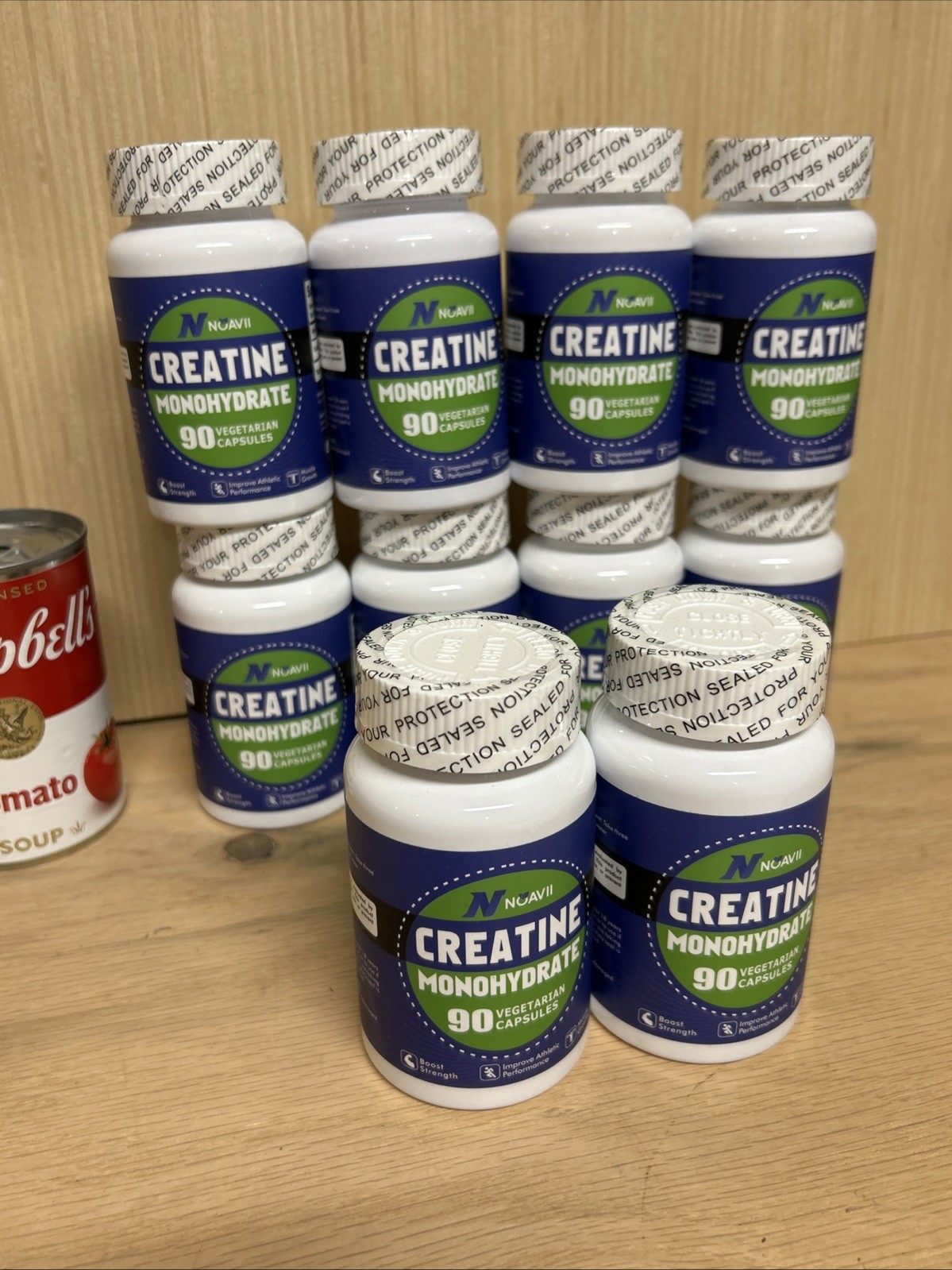 (LOT OF 10) NoavII Creatine Monohydrate Boost Strength 90 Capsules Exp. 07/2026
