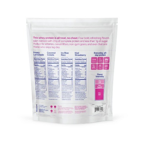 Oath Nutrition Variety Pack Clear Whey 12pk – Frosty Lemonade Icy Blue Kiwi