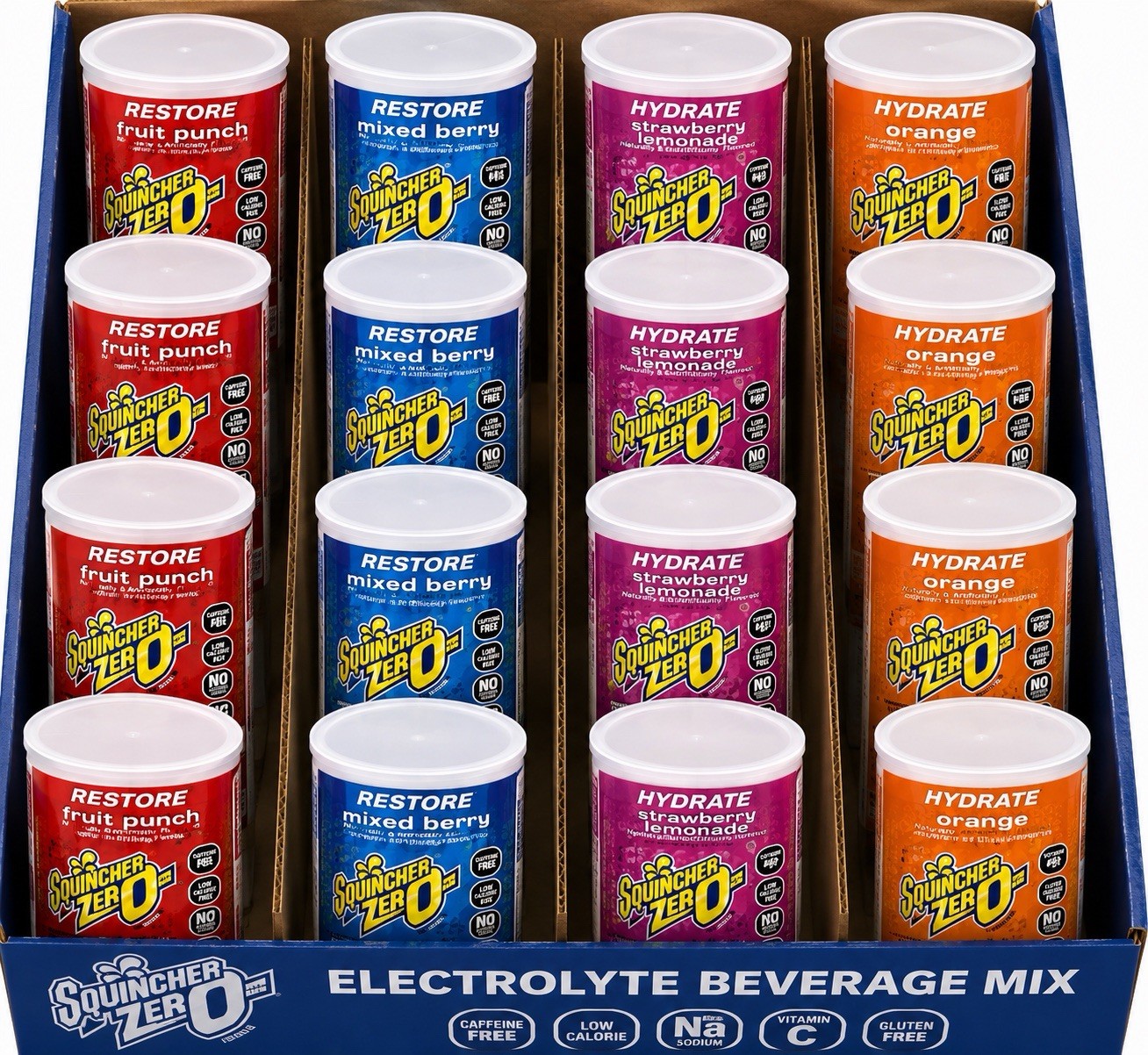 20 Packs 10 Sqwincher Qwik Stik Powder Mix ZERO Assorted Flavors (0.11 oz) 200TL