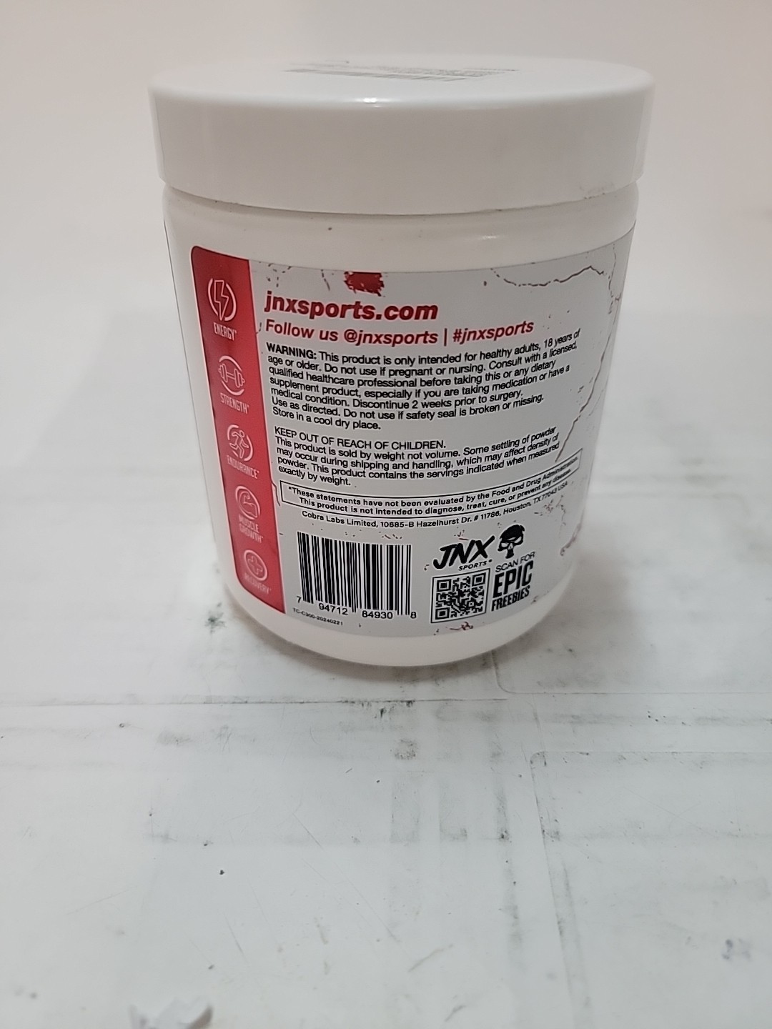 The Curse!® Creatine Powder Unflavored 10.6 oz EXP 05/2027