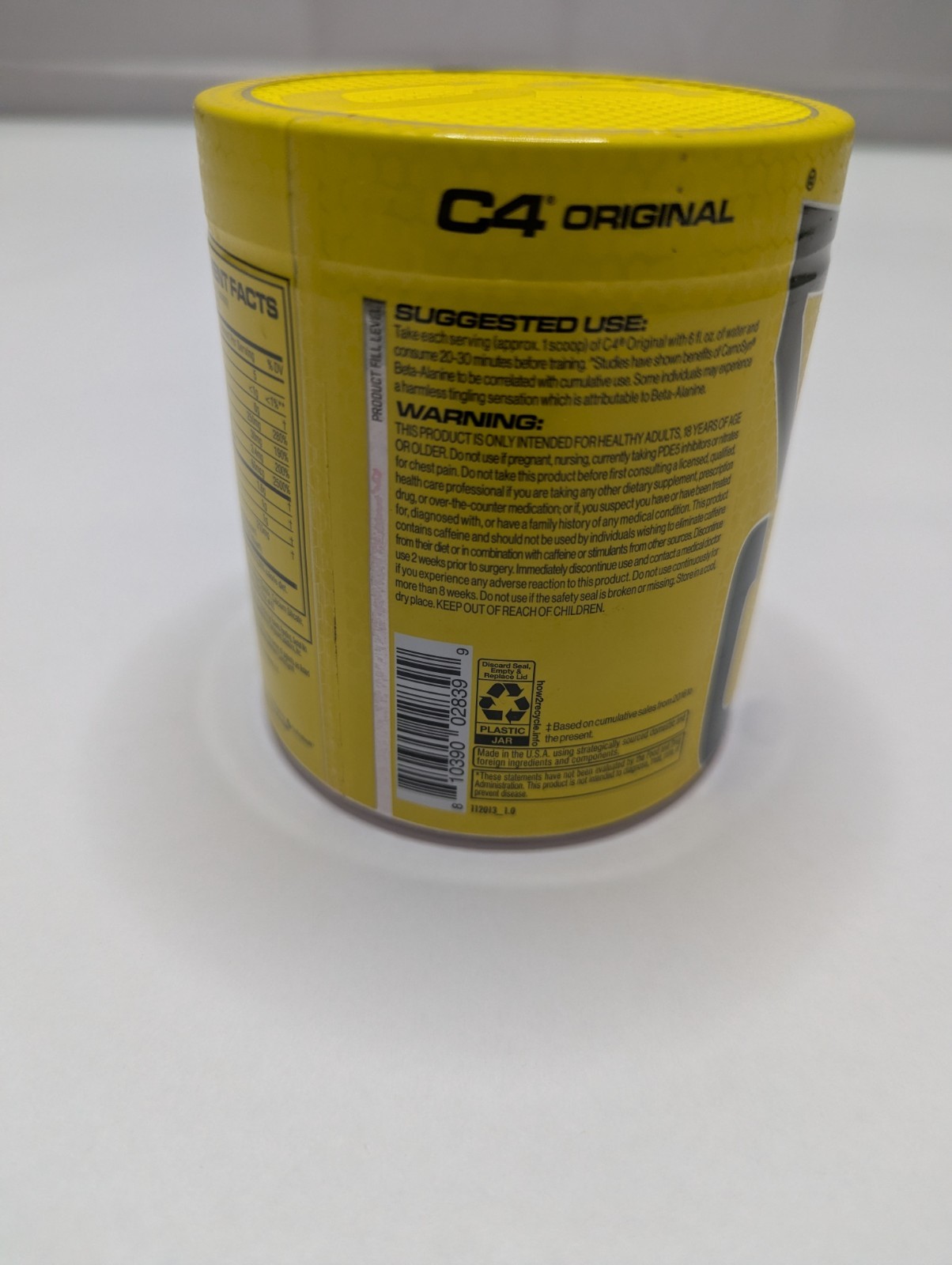 C4 Original Pre-Workout Fruit Punch 6.3 oz 30 Servings Sealed