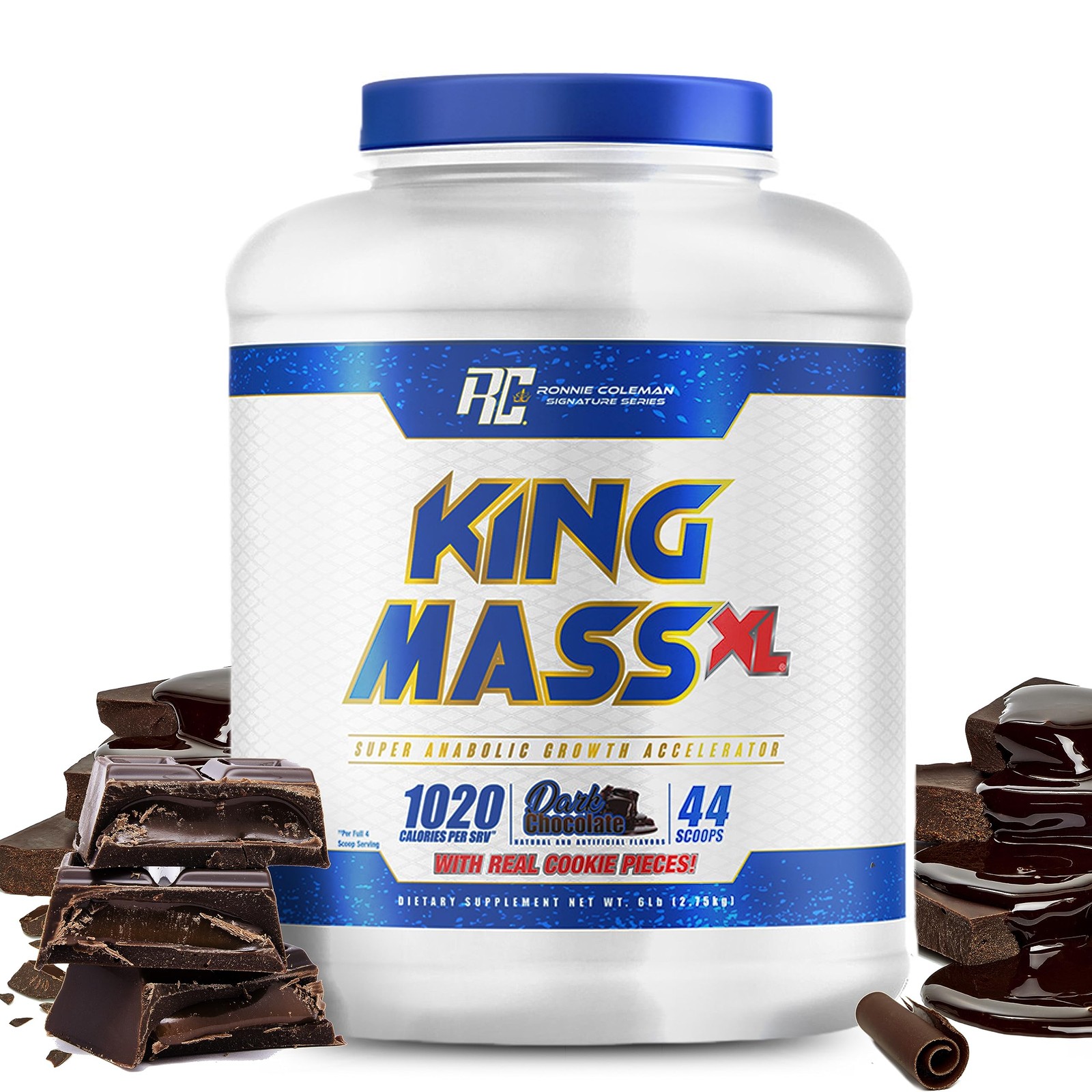Ronnie Coleman Signature Series King Mass XL Protein Powder, Weight and Muscl…