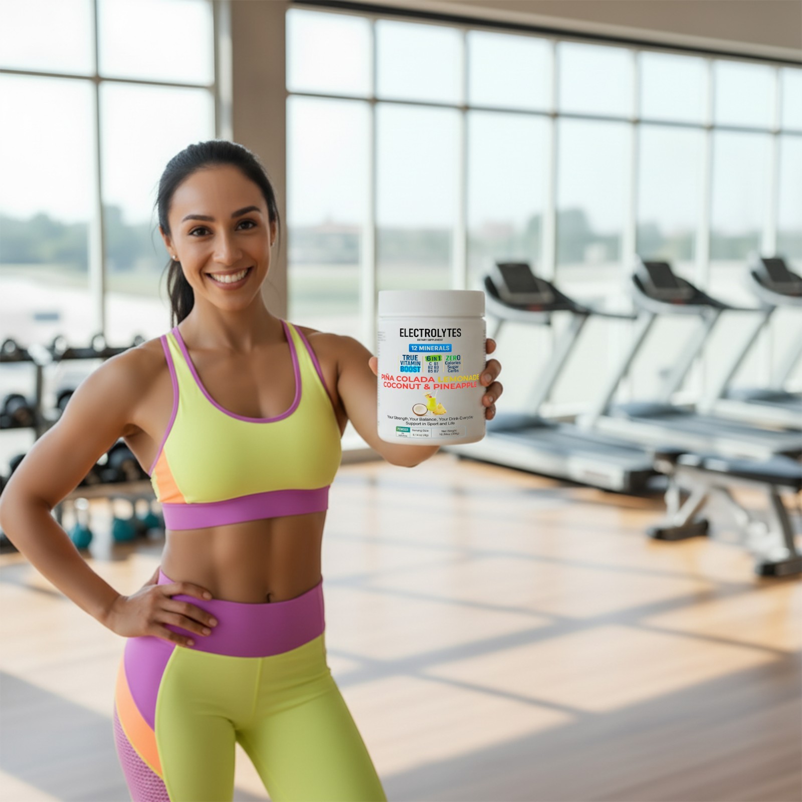 Electrolyte Complex Hydration Powder | 12 Minerals + 6 Vitamins | Pina Colada