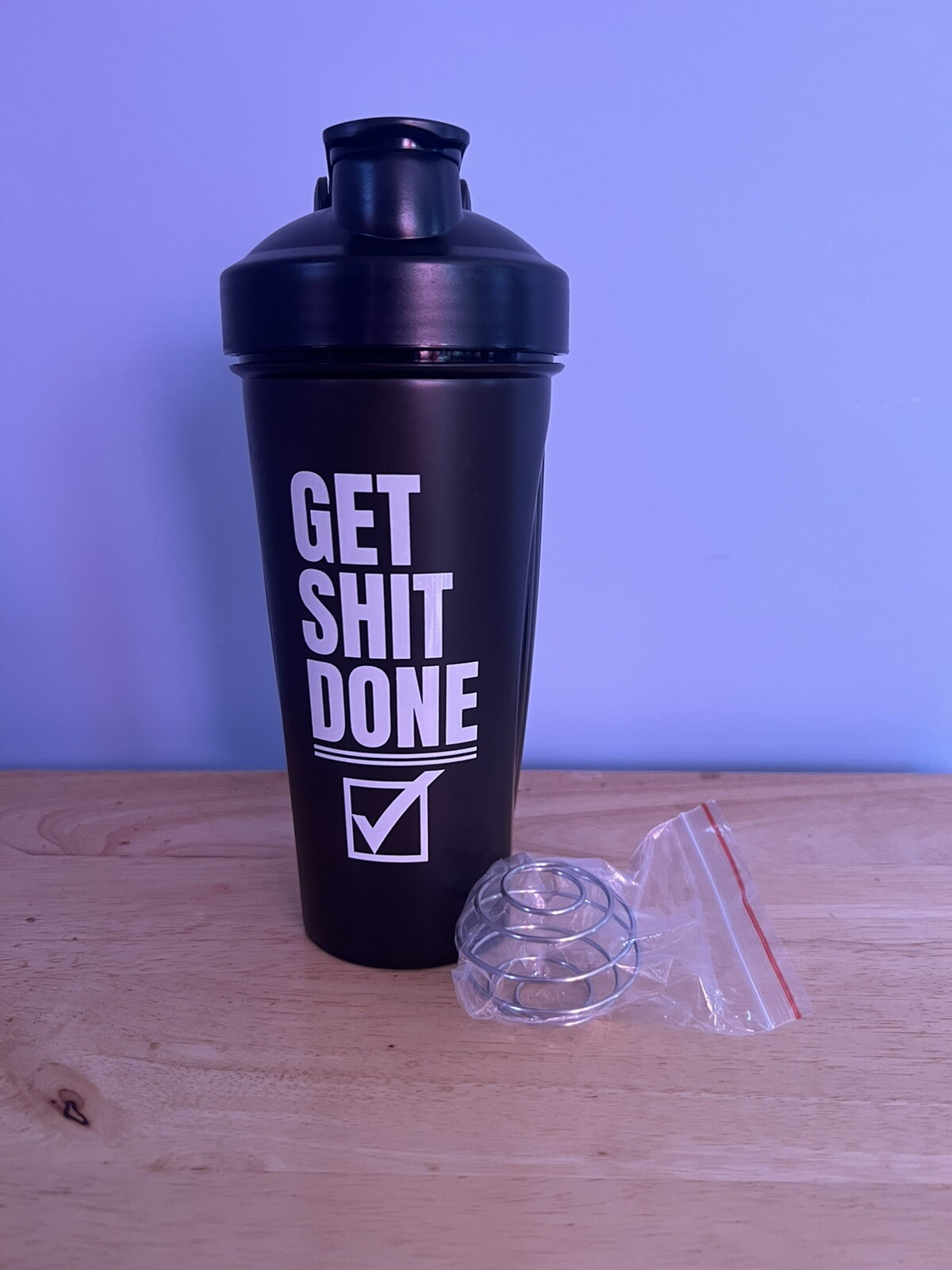 BlenderBottle 28oz Shaker Bottle Mixer For Protein Shake “Get Stuff Done”