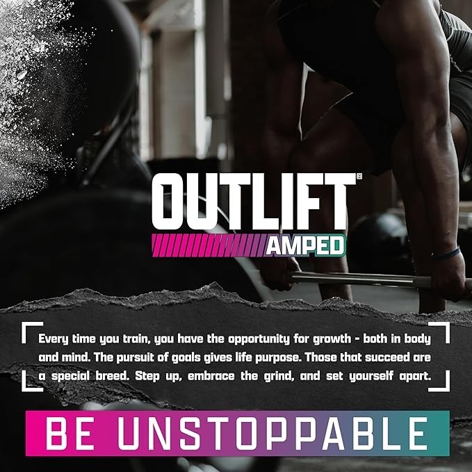 Nutrex Outlift Amped Max High Stim Pre Workout Powder 22 Servings Various Flavor
