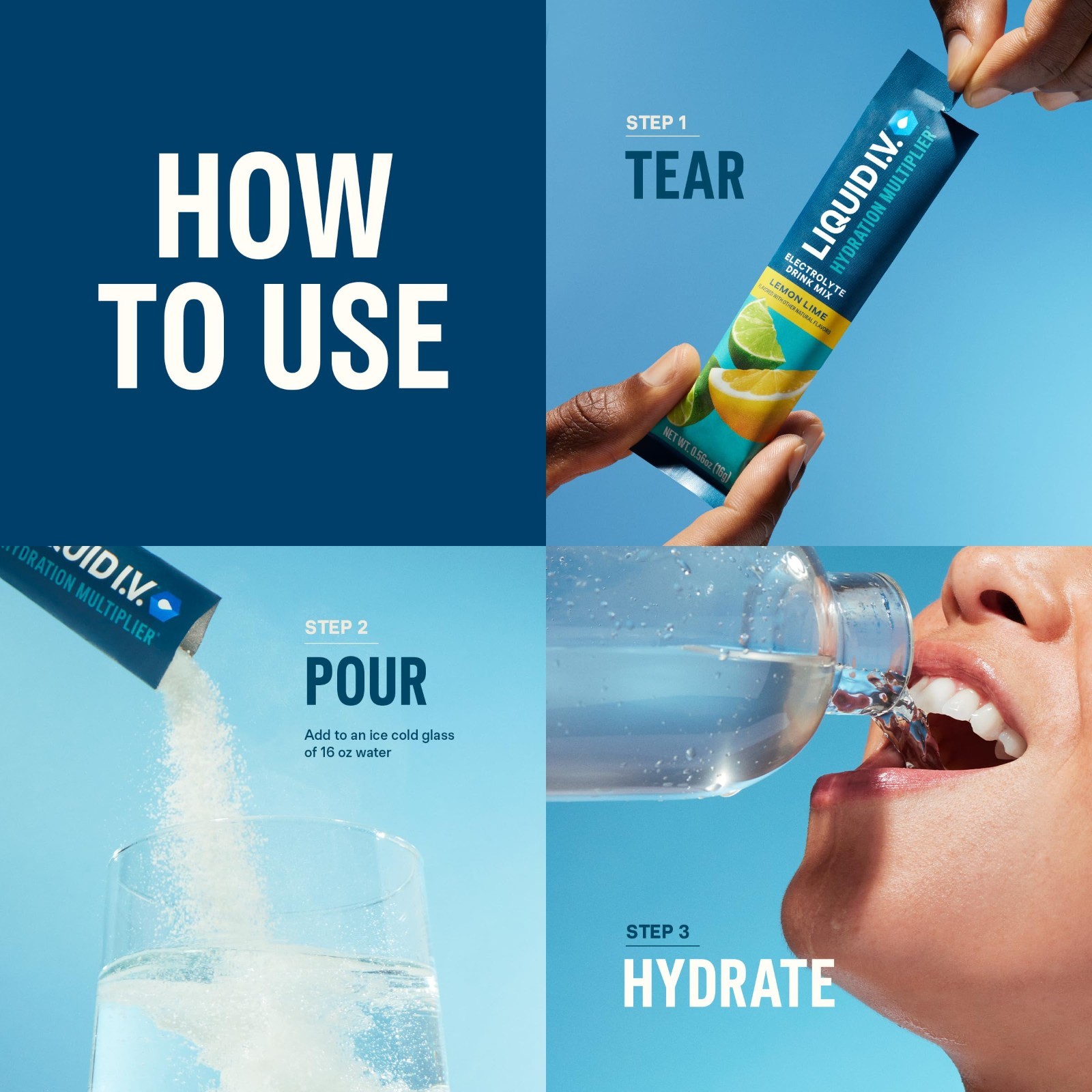 Electrolyte Powder Drink Mix – Hydration Multiplier, Popsicle Firecracker Flavor