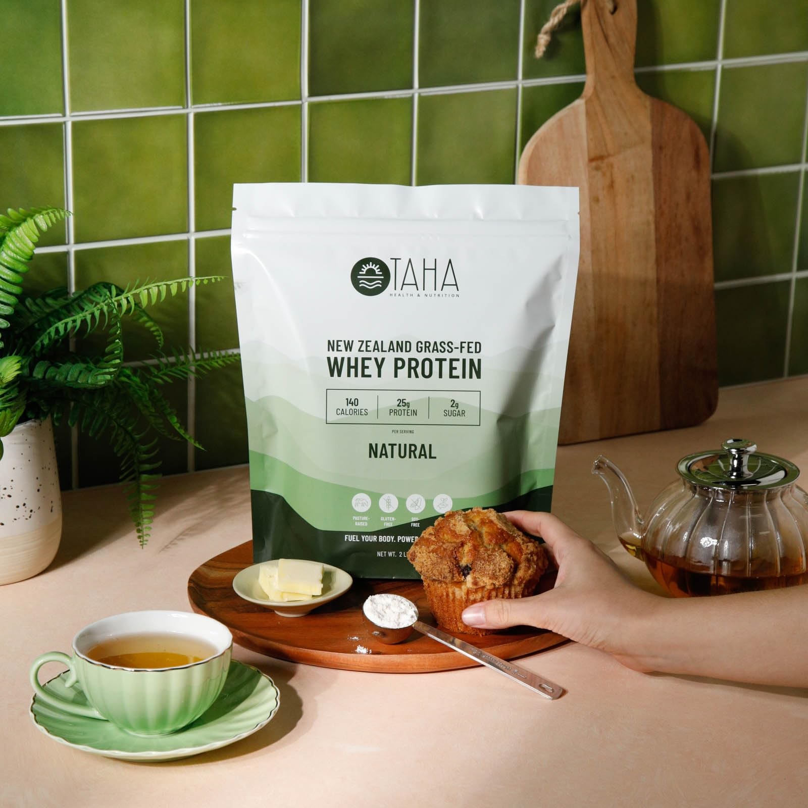 Natural Unflavored Whey Protein Concentrate Powder, 25g Protein, 140 Calories…