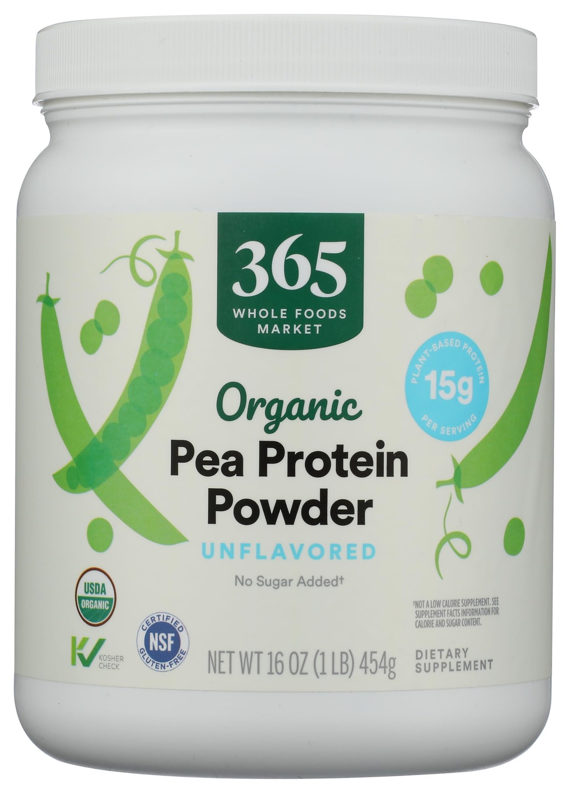 365 by Whole Foods Market Organic Pea Protein, 16 OZ 16 Ounce