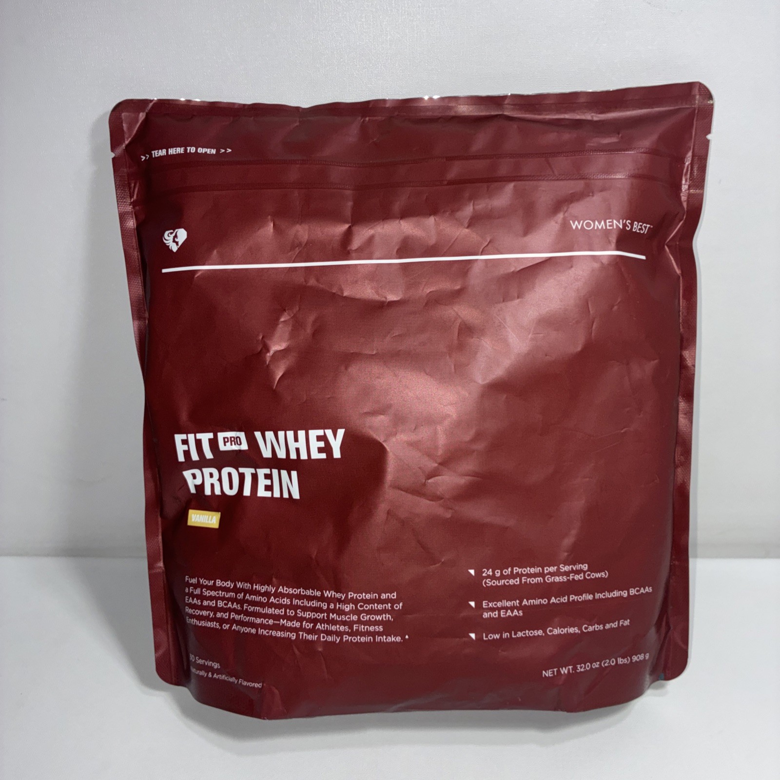 Sealed Women’s Best Fit Pro Whey Protein Vanilla 2 Lbs, 30 Servings