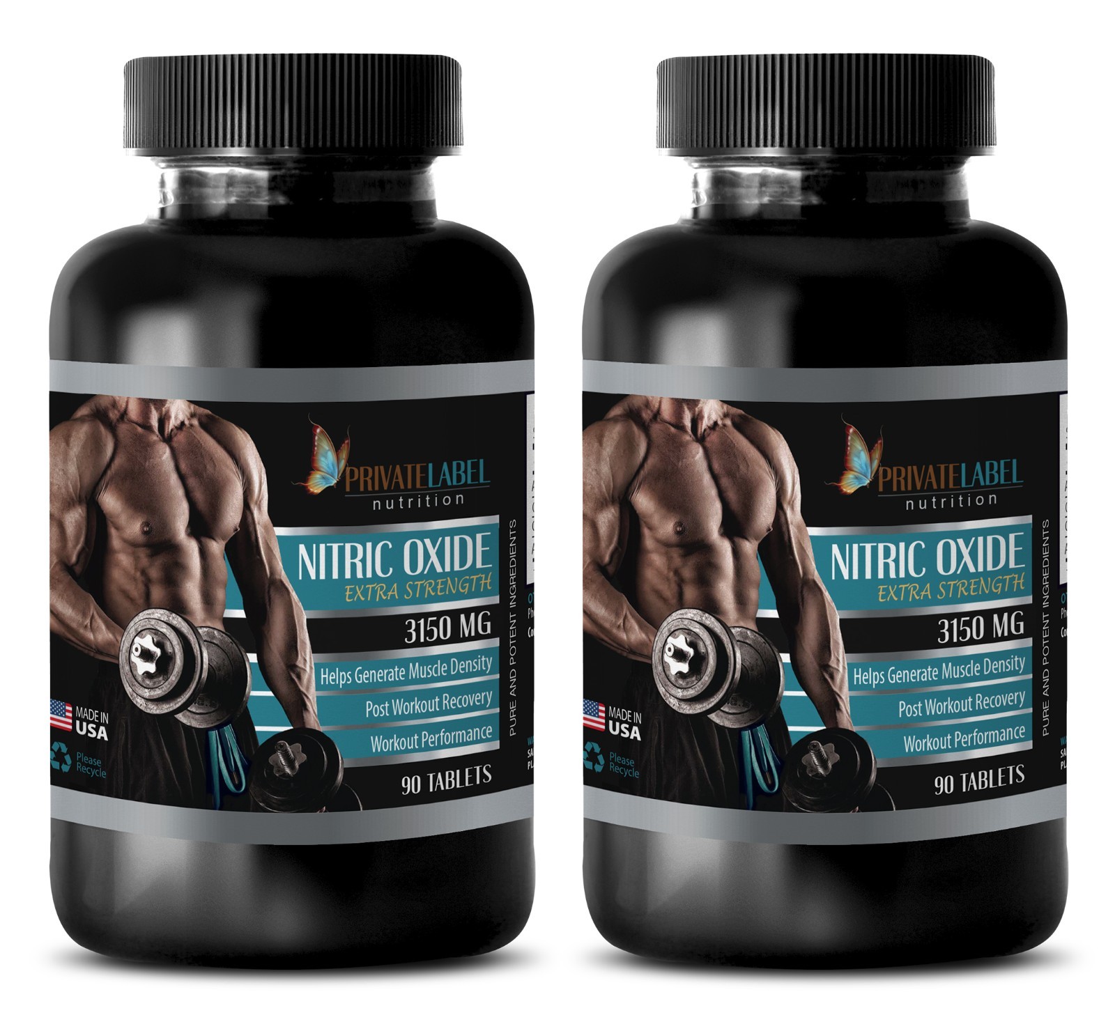 amino acids pills – NITRIC OXIDE 3150mg – nitric oxide pump – 2 Bottles 180 Tabs