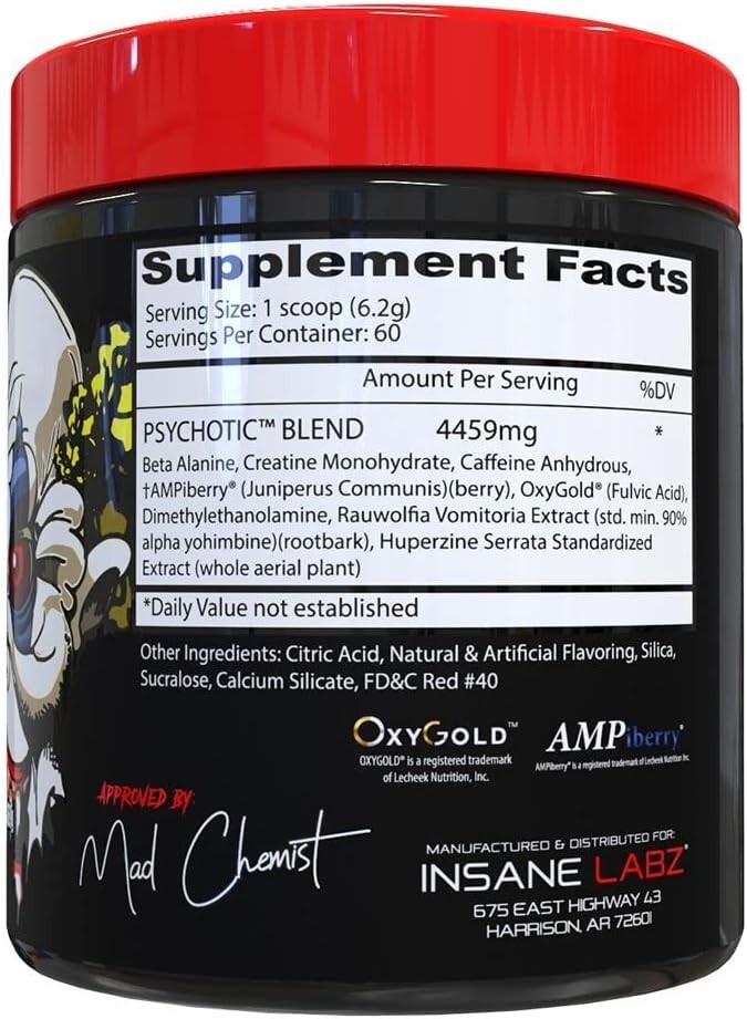 DMAE Pre-Workout Supplement 60 Servings”