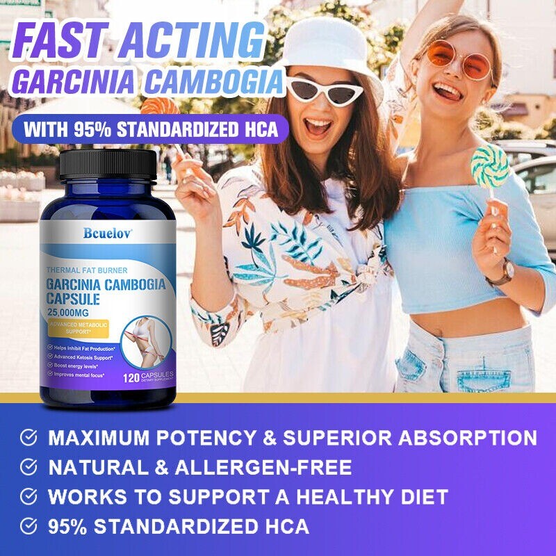 Garcinia Cambogia 20:1 Extract, Natural Weight Loss, Energy, Fat Burner