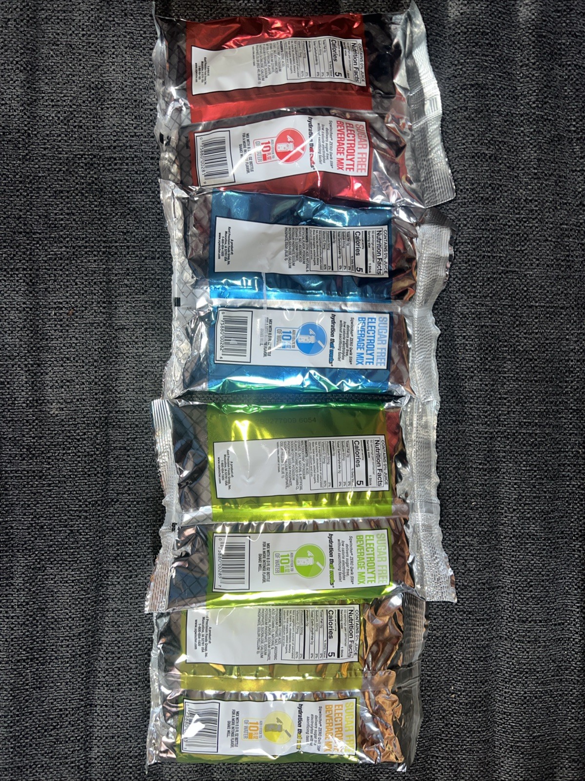 Sqwincher ZERO Qwik Stik Electrolyte Drink Mix Variety Lot – 4 Bags 200 Sticks