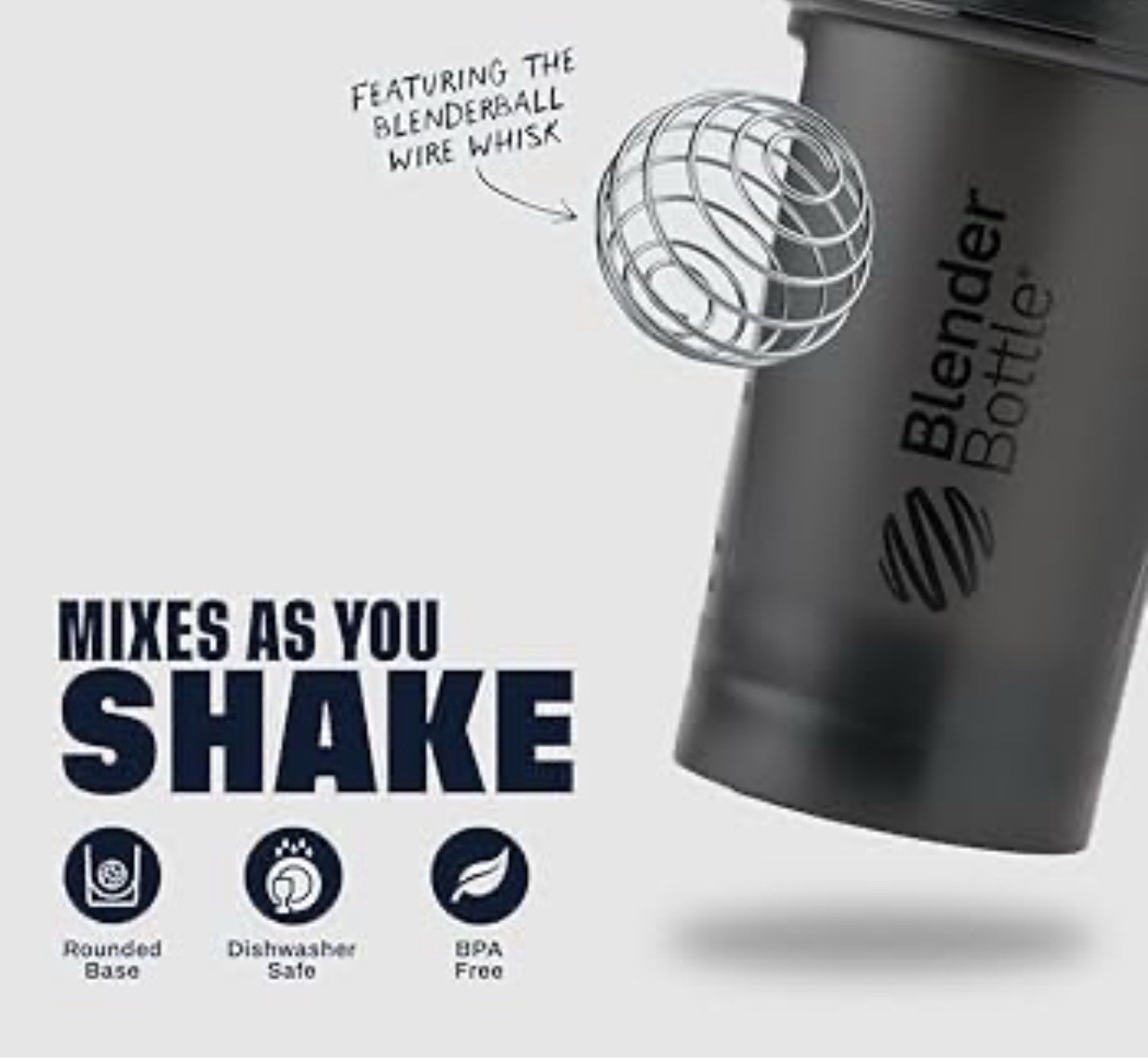 6 Quick Blender Shakercup – your Water Gym Bottle 20oz. Buy2 Get 4
