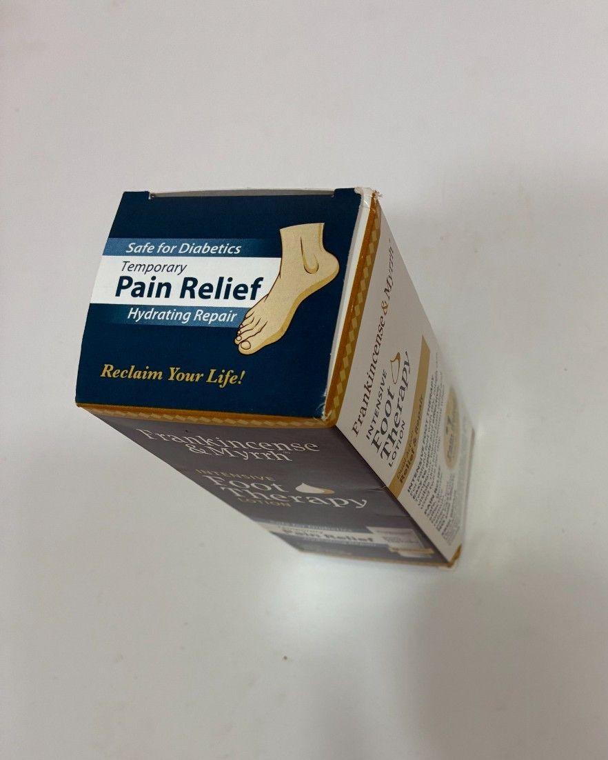 Frankincense & Myrrh Intensive Foot Therapy Lotion, Diabetic Relief, 3 oz