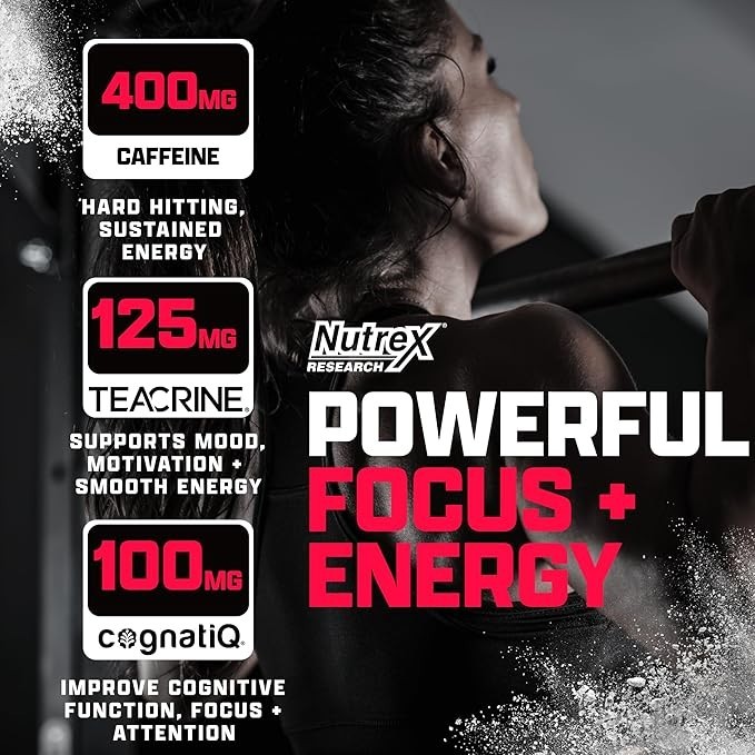 Nutrex Outlift Amped Max High Stim Pre Workout Powder 22 Servings Various Flavor