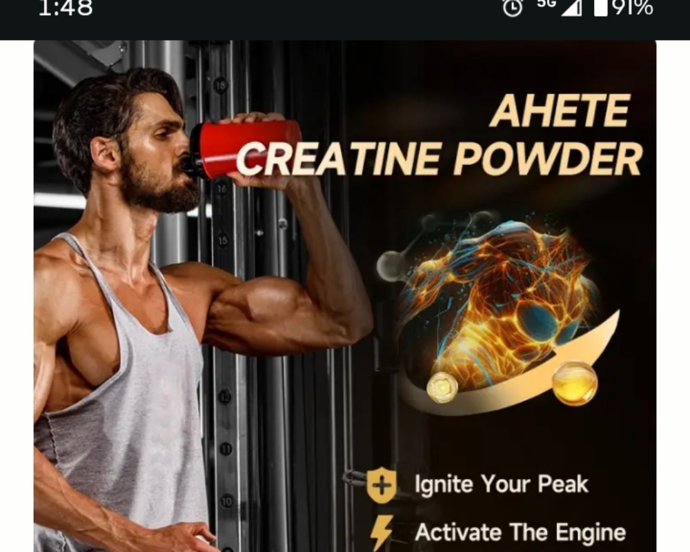 Creatine Monohydrate Powder 60 Servings 2 Month Supply Fast Absorbed