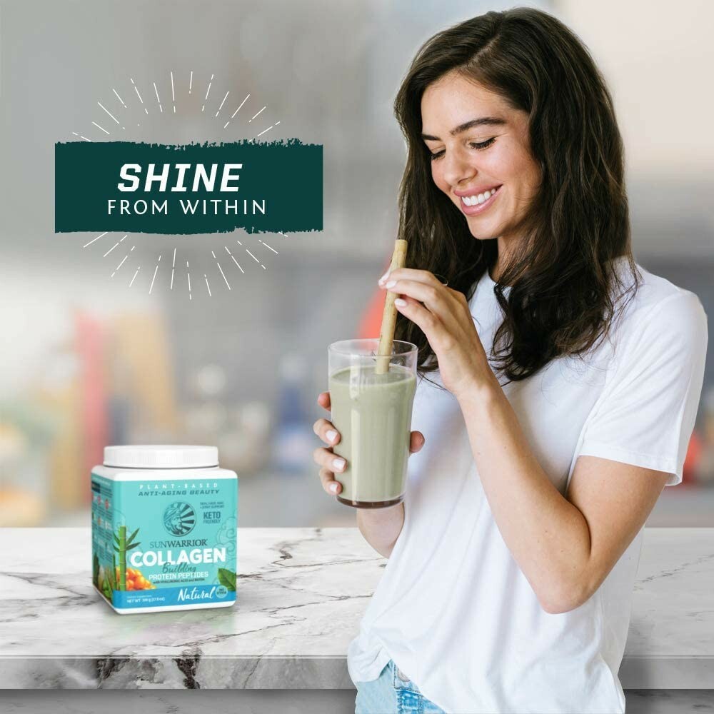 Sunwarrior Collagen Building Protein Peptides Unflavored Collagen Powder, 17.6oz