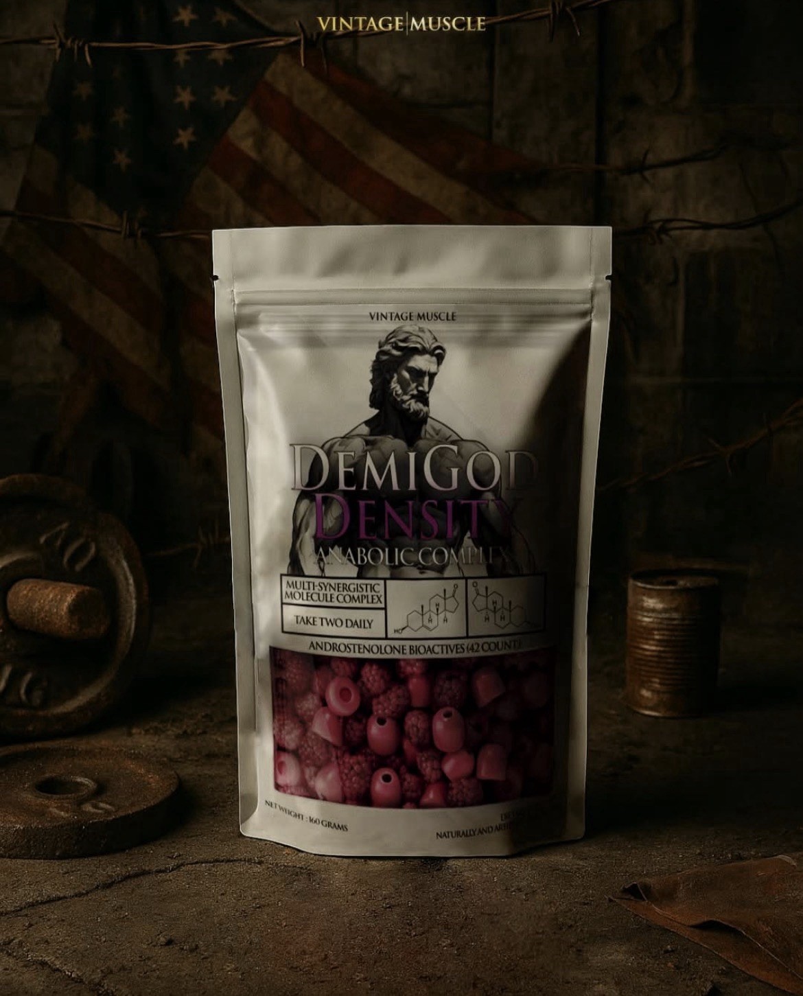 Demi God Density R,1,4,5 & DHEA 2 Step Pre Cursors Gummies By Vintage Muscle💪🍬