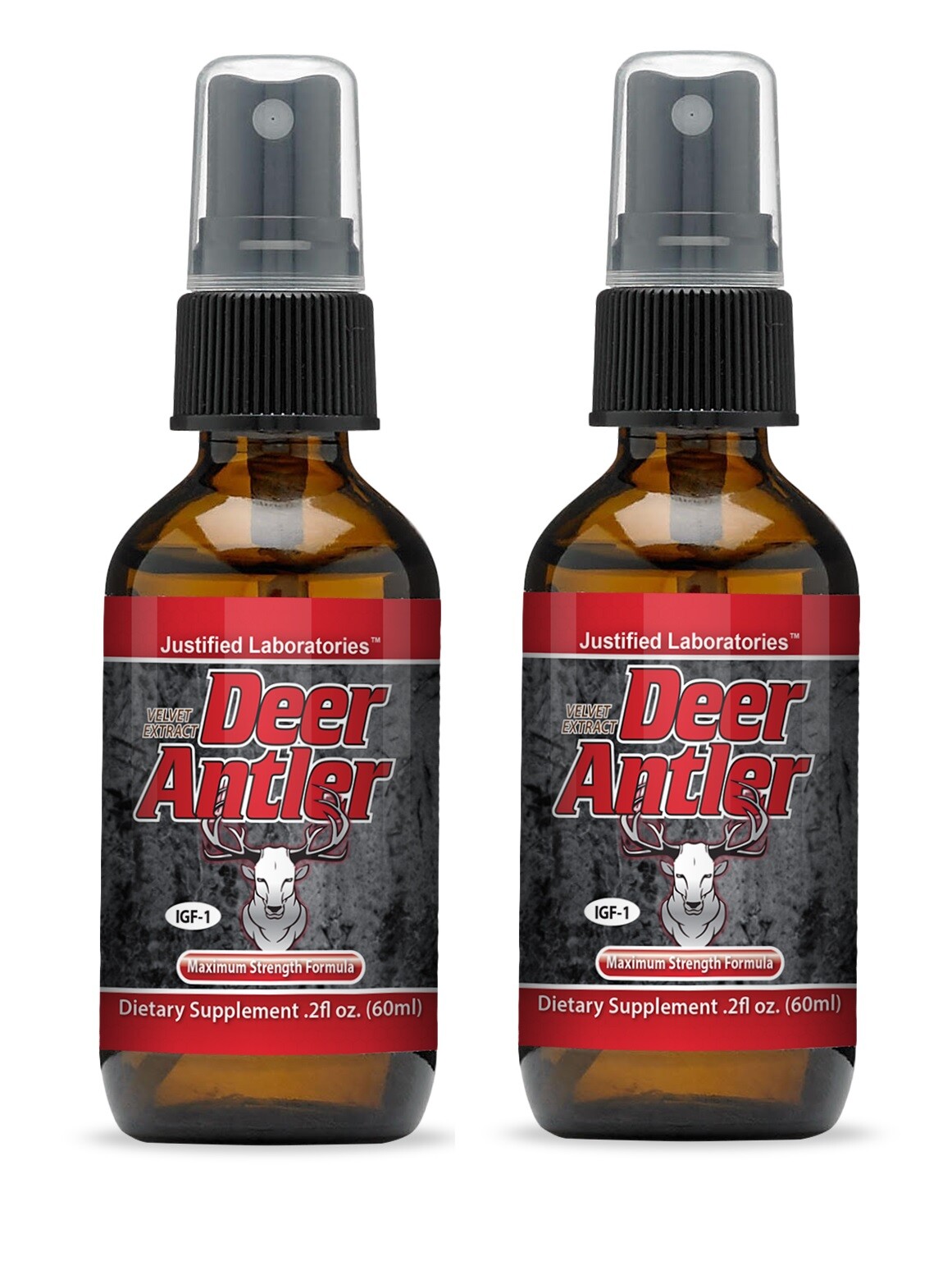 2 x Deer Antler Spray Velvet Extract 2OZ