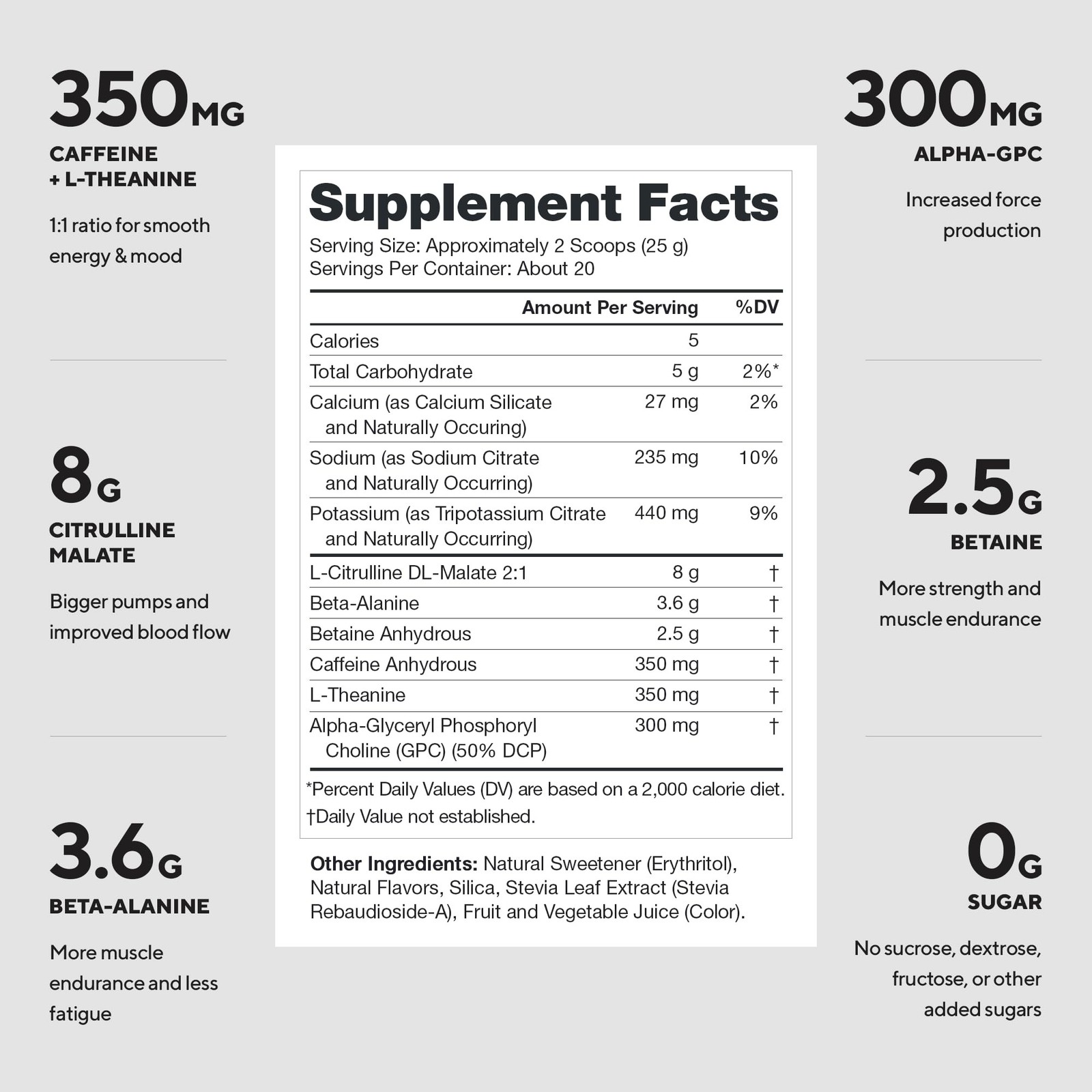 LEGION Pulse Pre Workout Supplement – All Natural Nitric Oxide Preworkout Dri…