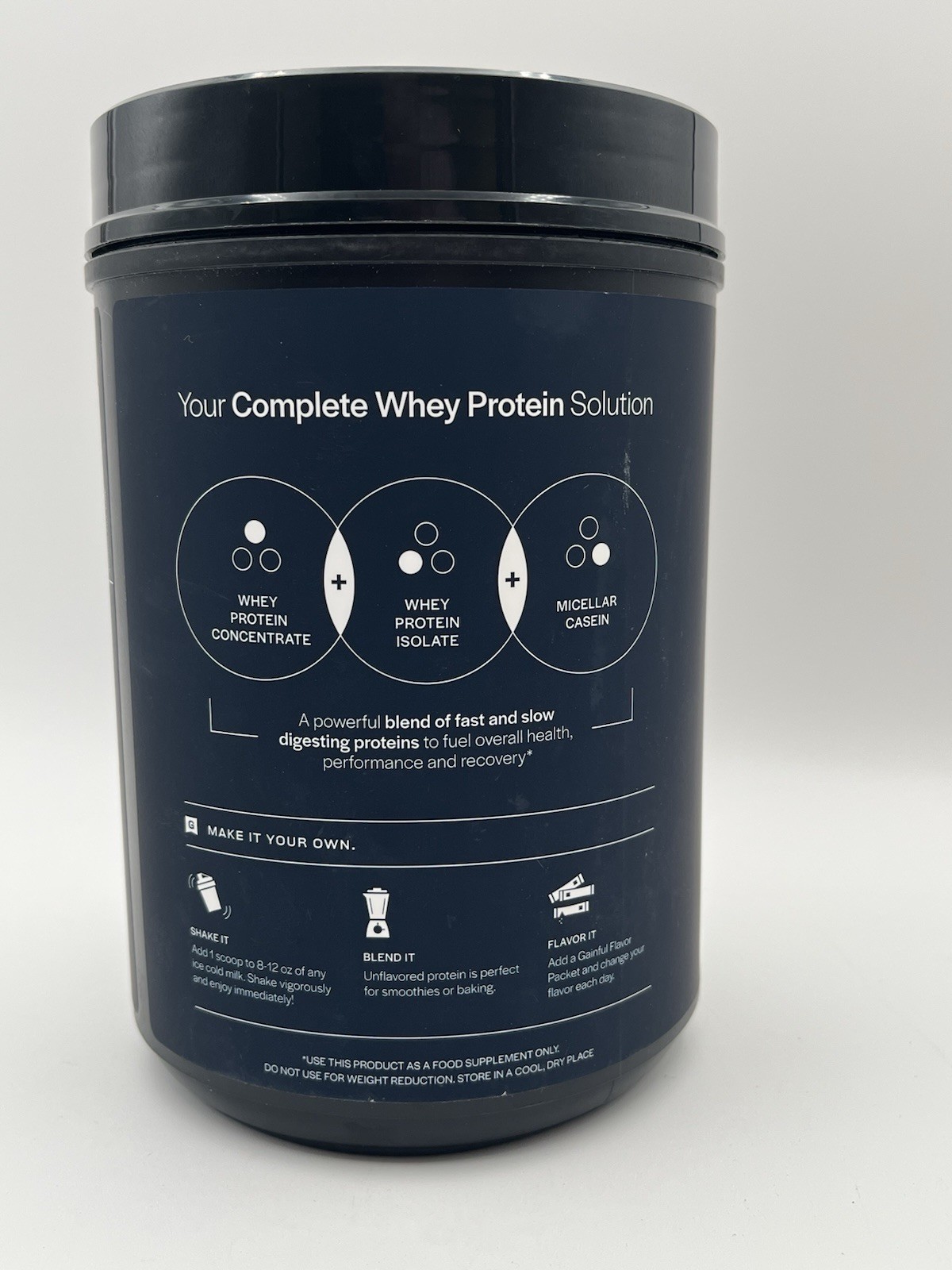 Gainful Lean Whey Protein ~ 14 Servings, Unflavored ~ Exp 06/2027